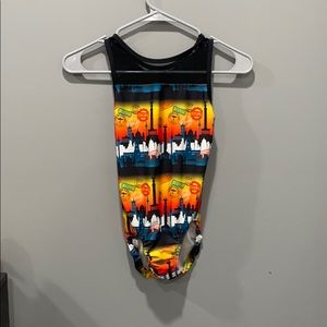 gymnastics plum leotard